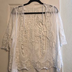 Boho Cropped Kimono NWOT